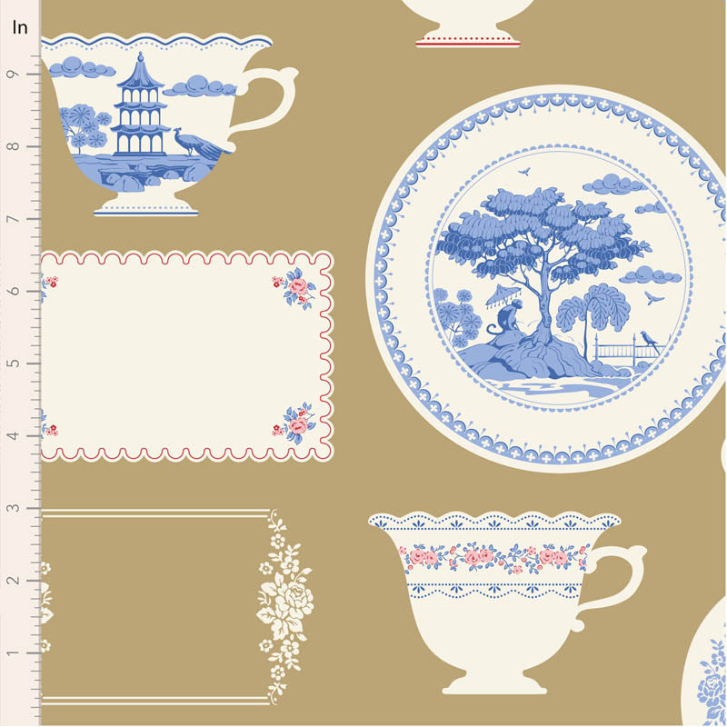 Tilda Something Blue - Labels & Ornaments Ochre