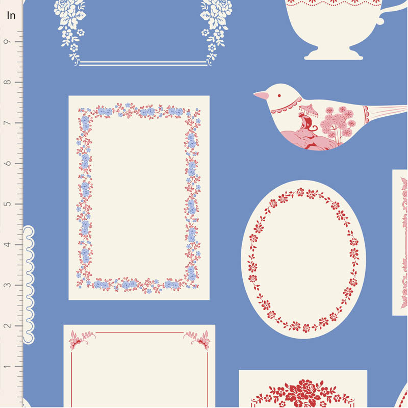 Tilda Something Blue - Labels & Ornaments Blue