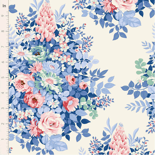 Tilda Something Blue - Whimsyflower Cream