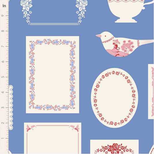 Tilda Something Blue - Labels & Ornaments Blue