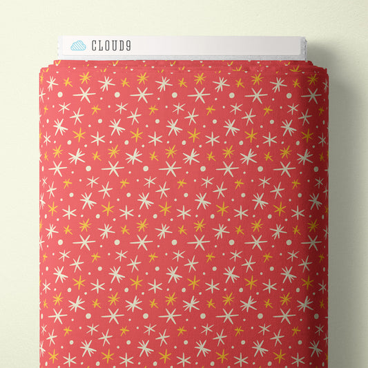 Bright Holiday by Charla Pettingill | First Flurries | Red
