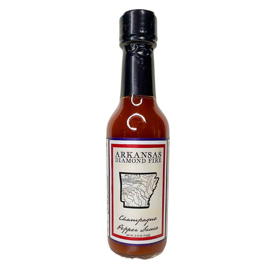 ARKANSAS DIAMOND FIRE Champagne Pepper Sauce 5-oz. bottle